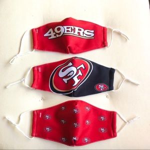 3 San Francisco 49ers high Quality Masks 🏈❤️🔥